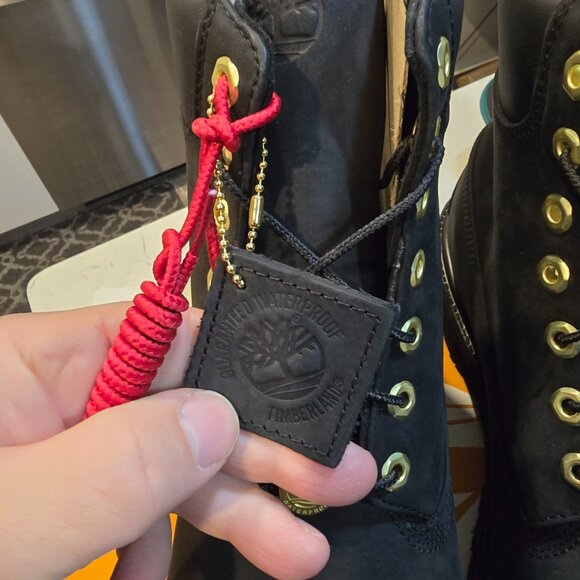 Timberland Premium 6 in Warm Lined Boots Nubuck Fleece Lined 0A42SR 001 MENS 12 - Picture 6 of 16